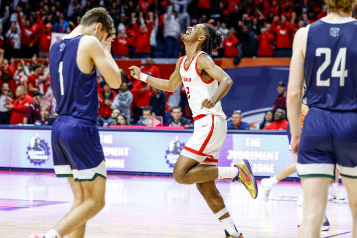 Homewood-Flossmoor New Trier Illinois boys basketball March 8 2024 Nate Latsch 26693